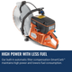 Husqvarna K770 Concrete Saw High Power With Less Fuel