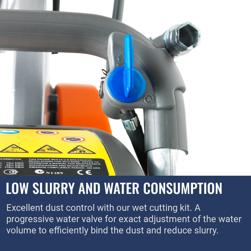 Husqvarna K770 Concrete Saw Low Slurry And Water Consumption