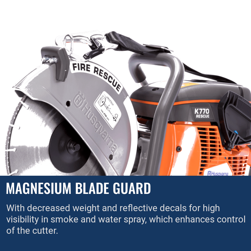 Husqvarna K770 Concrete Saw Magnesium Blade Guard