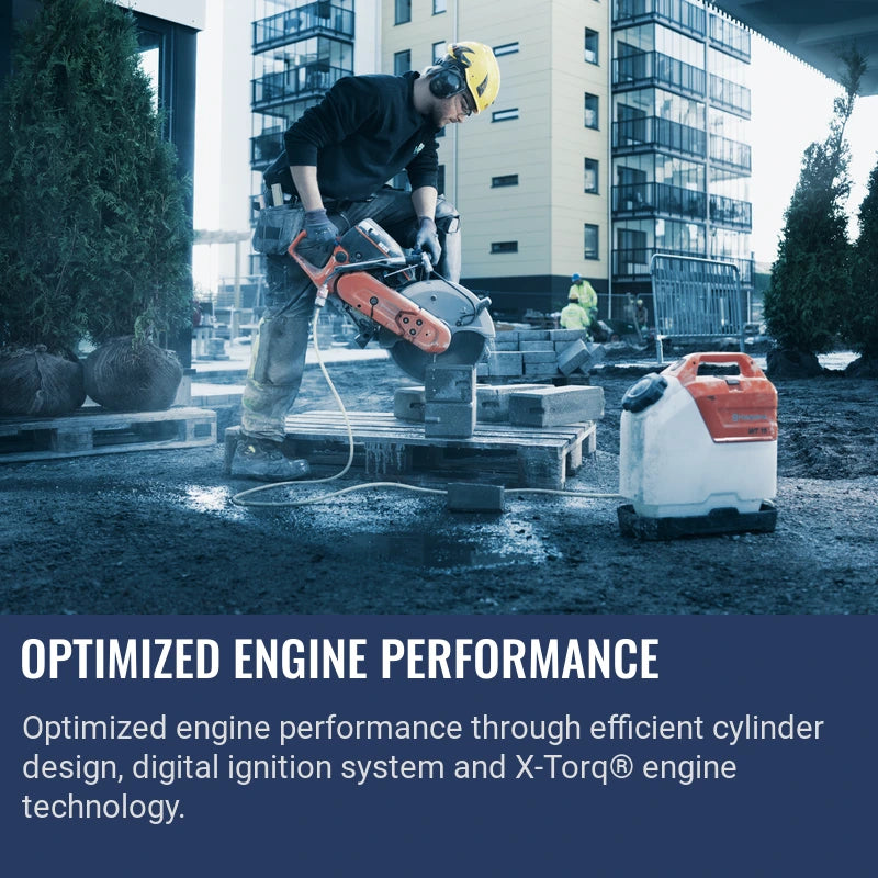 Husqvarna K770 Concrete Saw Optimized Engine Performance