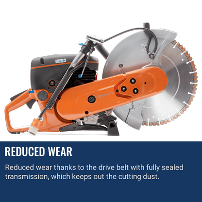 Husqvarna K770 Concrete Saw Reduced Wear