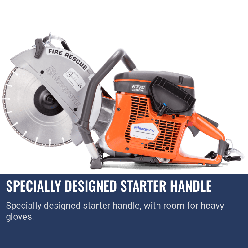 Husqvarna K770 Concrete Saw Specially Designed Starter Handle