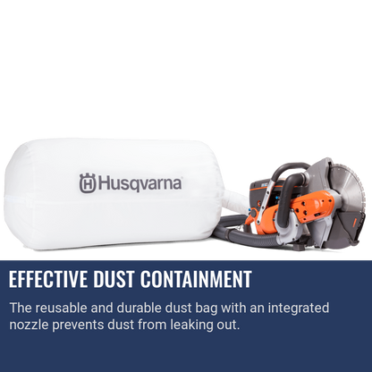 Husqvarna K770 Concrete Saw Effective Dust Containment