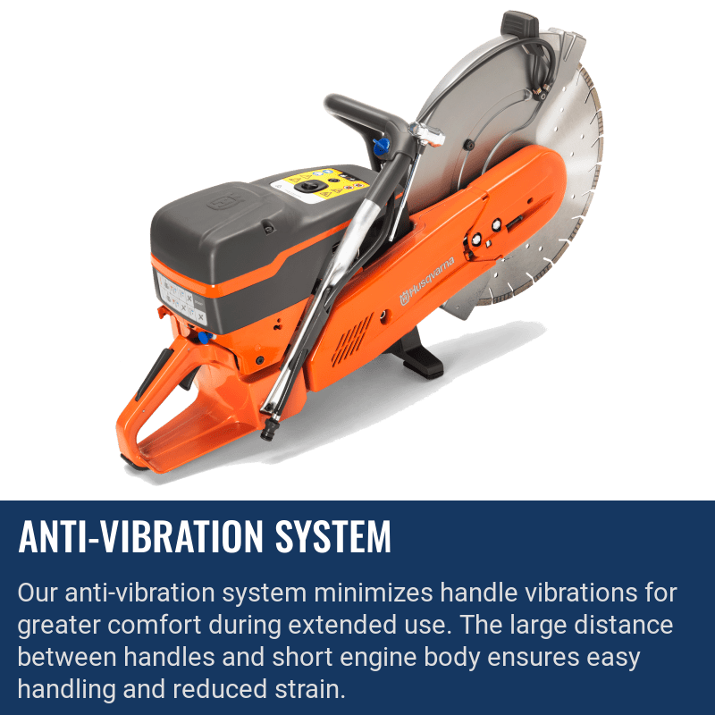 Husqvarna K1270 Anti-Vibration System