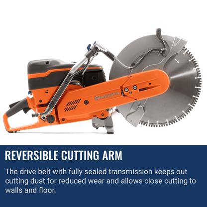 Husqvarna K1270 Reversible Cutting Arm