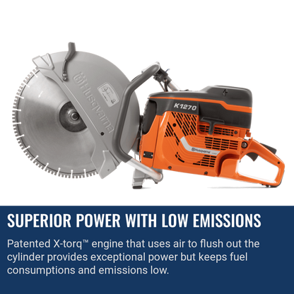 Husqvarna K1270 Superior Power With Low Emissions