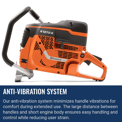 Husqvarna K1270 Rail Anti-Vibration System