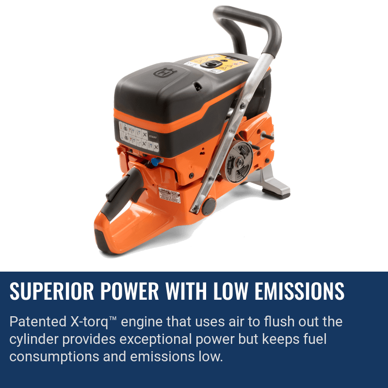 Husqvarna K1270 Rail Superior Power With Low Emissions
