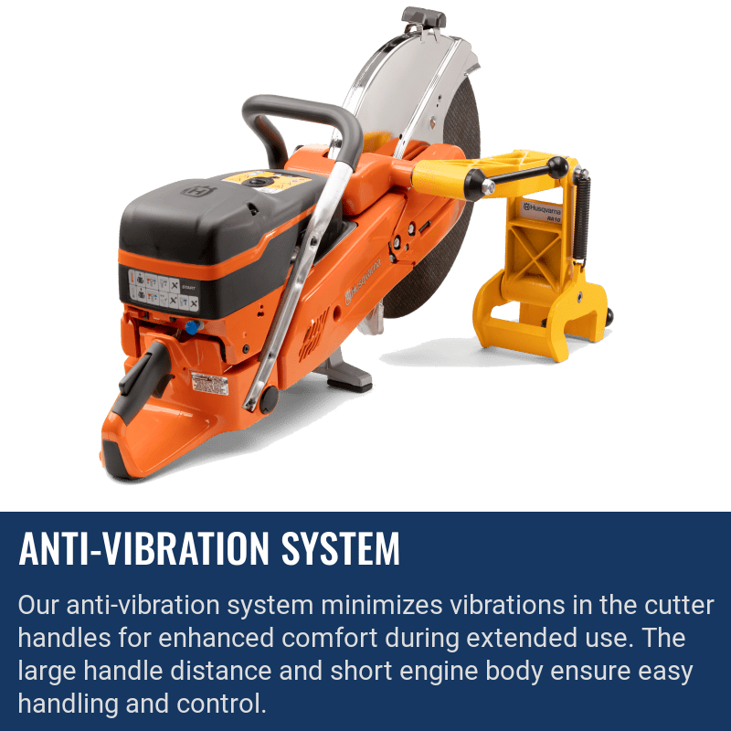 Husqvarna K1270 Rail Anti-Vibration System