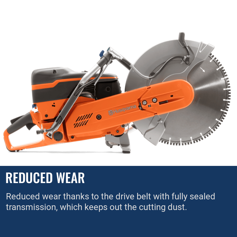 Husqvarna K1270 Rail Reduced Wear