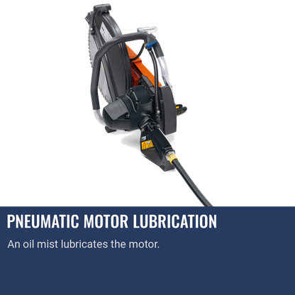 Husqvarna K40 Pneumatic Motor Lubrication