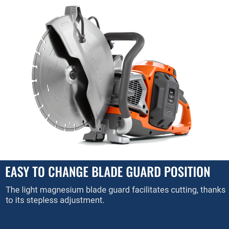 Husqvarna K1 Pace Easy To Change Blade Guard Position