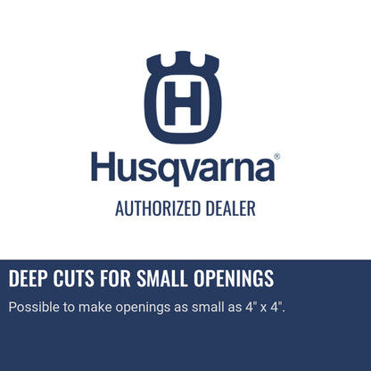 Husqvarna K7000 Deep Cuts For Small Openings