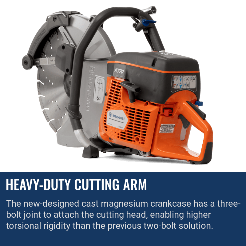 Husqvarna K770 Smart Guard Heavy-Duty Cutting Arm
