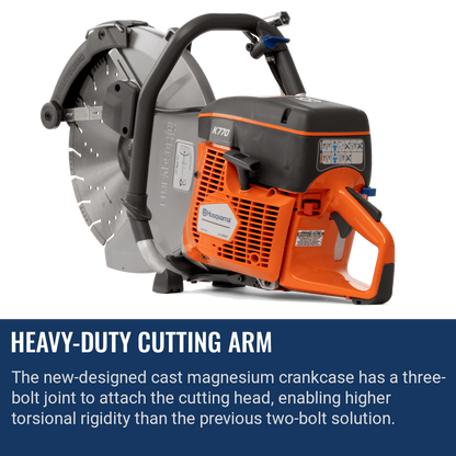 Husqvarna K770 Smart Guard Heavy-Duty Cutting Arm