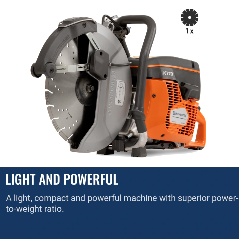 Husqvarna K770 Smart Guard Light And Powerful