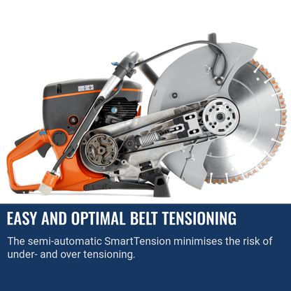 Husqvarna K 970 Smartguard Easy And Optimal Belt Tensioning