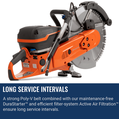 Husqvarna K 970 Smartguard Long Service Intervals