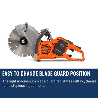 Husqvarna K540I Easy To Change Blade Guard Position