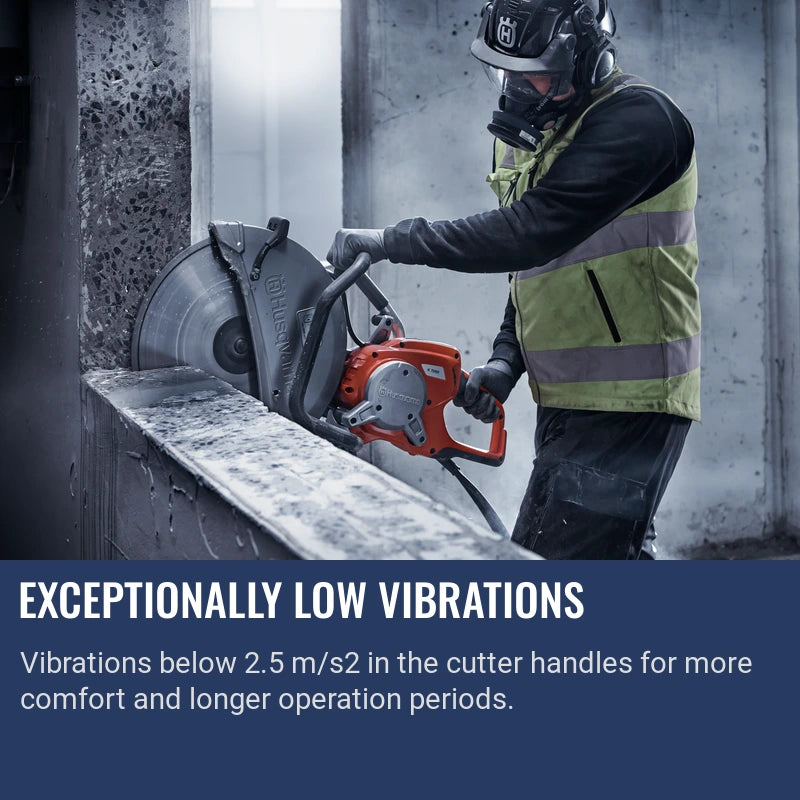 Husqvarna K7000 Exceptionally Low Vibrations