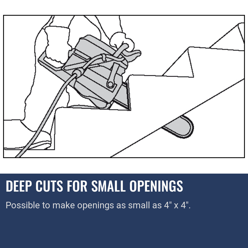 Husqvarna K7000 Deep Cuts For Small Openings