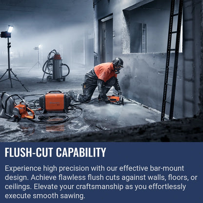 Husqvarna K7000 Flush-Cut Capability