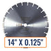 Asphalt Cutting Blade - Husqvarna High Pro Aol