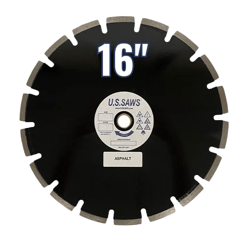 Asphalt Cutting Diamond Blade W/ Kicker Segment, Excellent Value