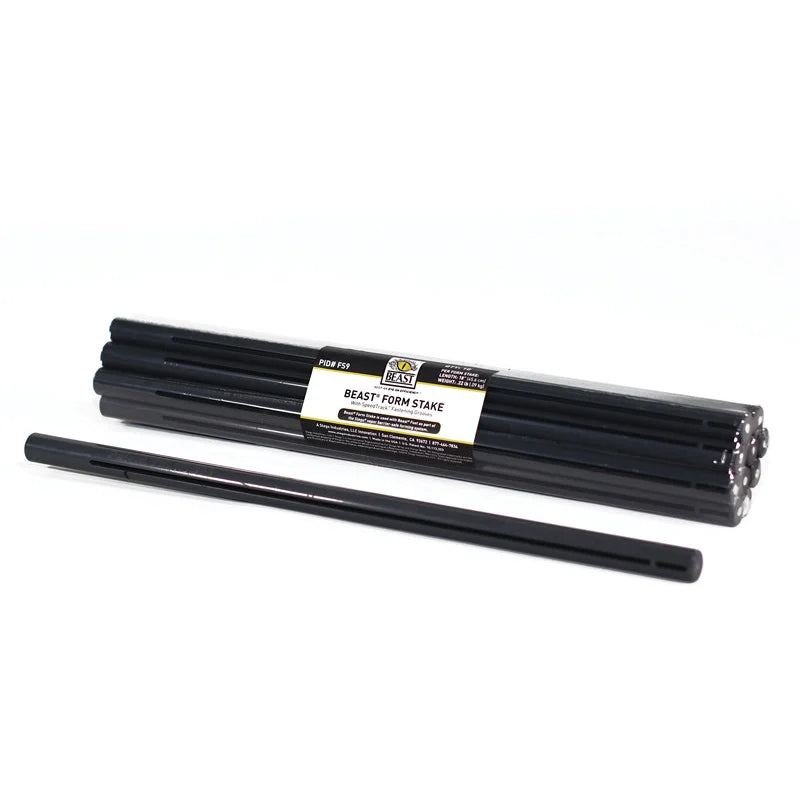 Beast Form Stake 10 Pack Concrete Forming Solution Vapor Barrier-safe