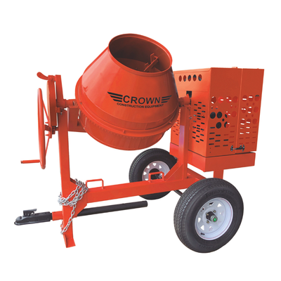 C9 Series 9 cu ft steel drum highway towable concrete mixer