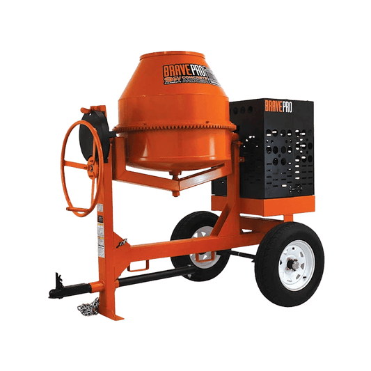 9 cu ft Brave cement mixer with Honda GX270 engine
