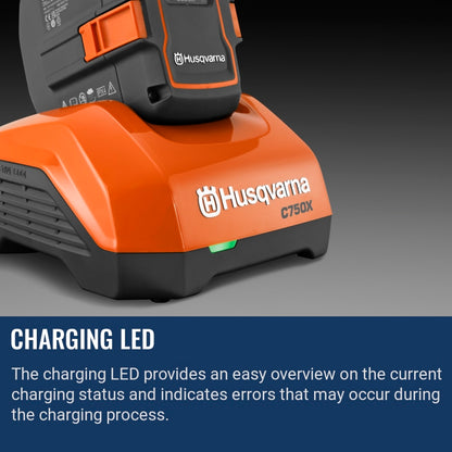 Husqvarna 40-C750X Fast Battery Charger 750W US/CA