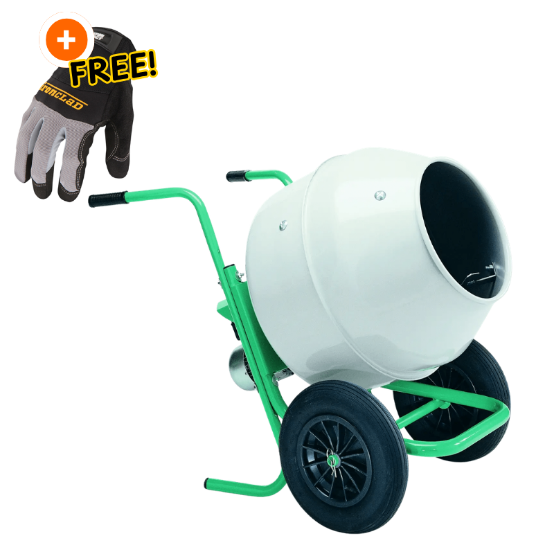 Imer Cement Mixer - Wheelman II - Steel Drum - Electric