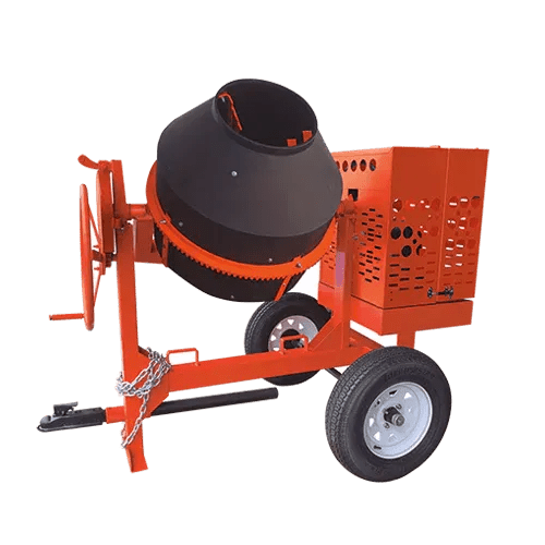 9 cu ft concrete mixer with poly drum and Honda engine