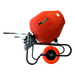 Kushlan 10 Cu Ft Concrete Mixer with Direct Drive, 1.5 HP, 120V - AC-powered by Kushlan Products.