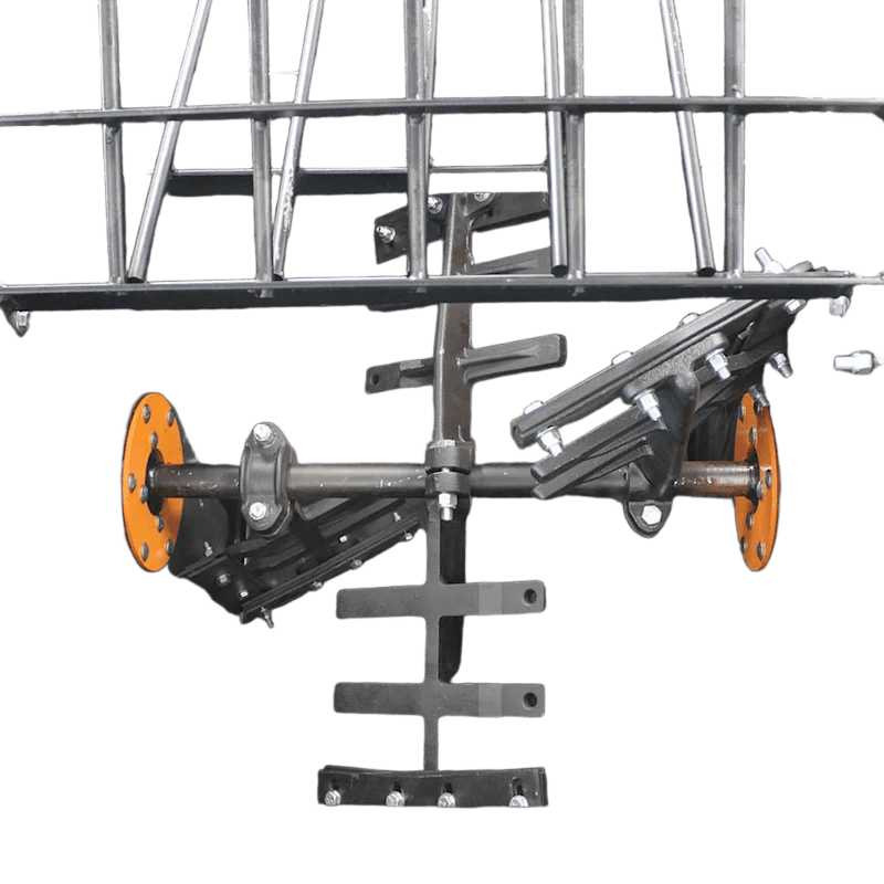 Brave Mortar Mixer with 8 cubic foot poly drum, Honda GX240 engine, and safety features for efficient concrete mixing.