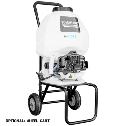 6.5 Gallon Backpack Concrete Sprayer .5 GPM Gas Finishing Tool for Cement Sealant Curing Stain