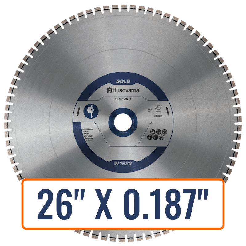 Concrete Wall Saws Blades - Husqvarna Elite-Cut™️ W1620