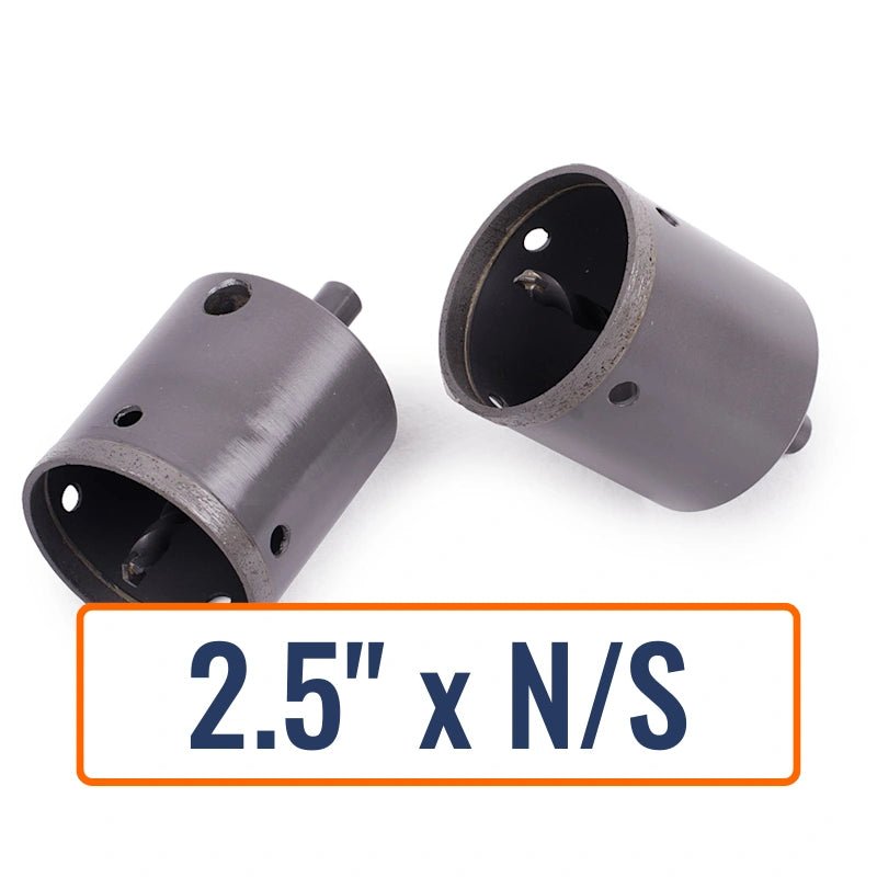 Diamond Vantage 2.5" x N/S precast concrete core drill bit with 10mm hub size