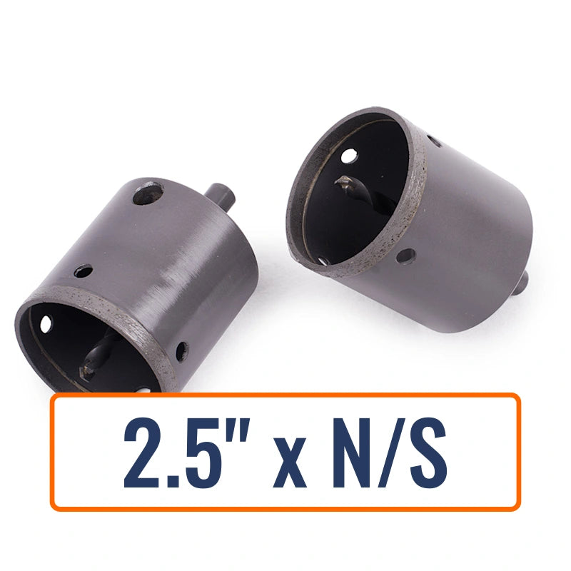 Diamond Vantage 2.5" x N/S precast concrete core drill bit with 10mm hub size