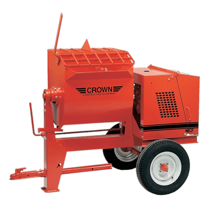 Crown mortar mixer side profile
