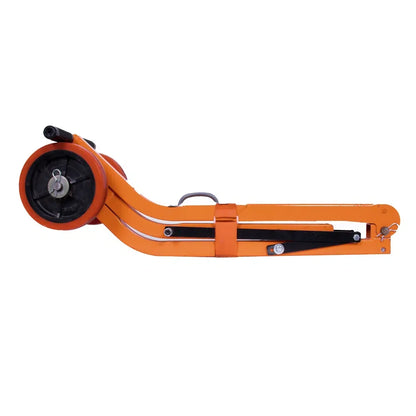 Curved Steel Heavy Duty Collapsible Dolly With 8″ Hard Wheels