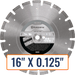 Diamond asphalt blade, Husqvarna VARI-CUT S85, engineered for cutting abrasive materials in both wet and dry conditions.