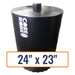 Diamond Products 24" x 23" Large Diameter Core Drill Bit with 1-1/4"-7 Hub Size