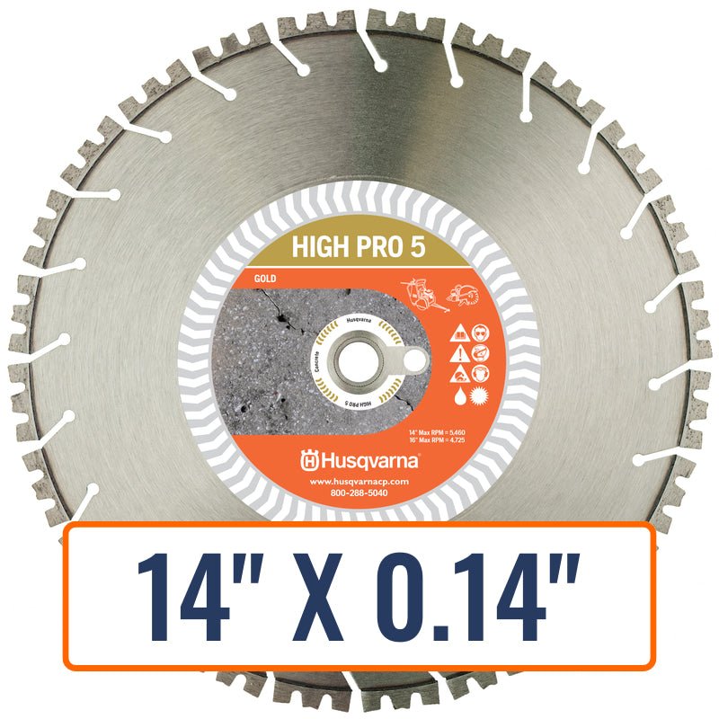 Diamond Blades For Concrete - Husqvarna High-Pro 5