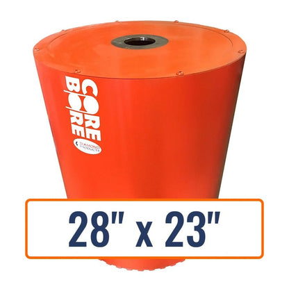 Diamond Products 28" x 23" Large Diameter Core Drill Bit with 1-1/4"-7 Hub Size
