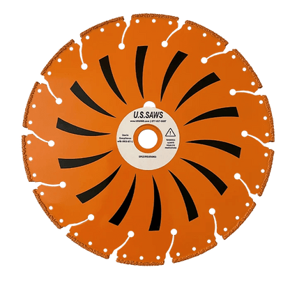 Tiger Tooth Diamond Blade - All-Purpose Concrete Cutting, Wet/Dry