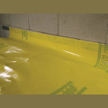 StegoTack® Tape - double-sided adhesive for concrete, flexible, moldable, and made in the USA.