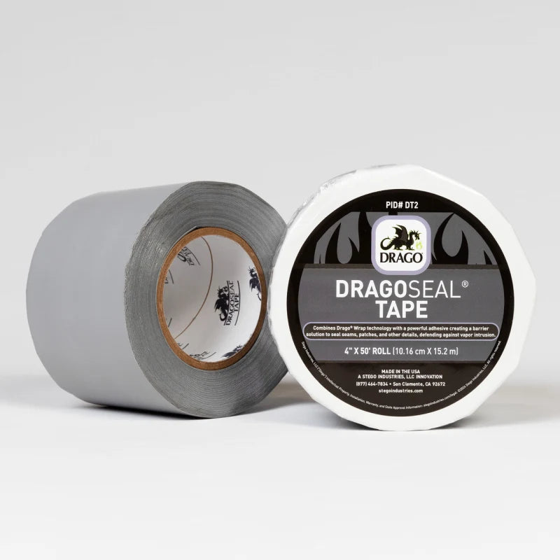 Drago Seal Tape 4" X 50' Sealing Low-permeance, Solvent Resistant