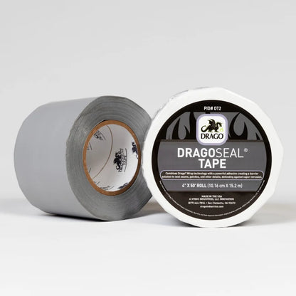 Drago Seal Tape 4" X 50' Sealing Low-permeance, Solvent Resistant